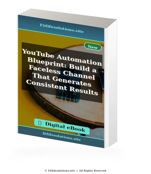 YouTube Automation Blueprint: Build a Faceless Channel That Generates Consistent Results product image