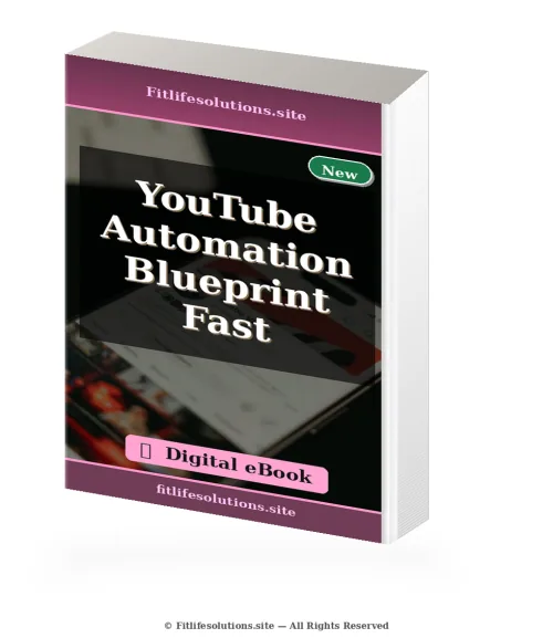 YouTube Automation Blueprint Fast product cover