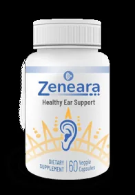 Zeneara hearing supplement bottle